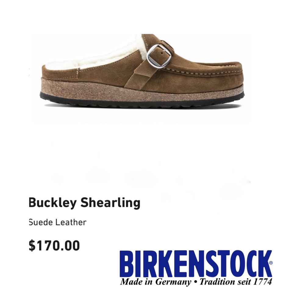 🆕🔥Birkenstock - Buckley Shearling Suede Leather - Picture 6 of 10